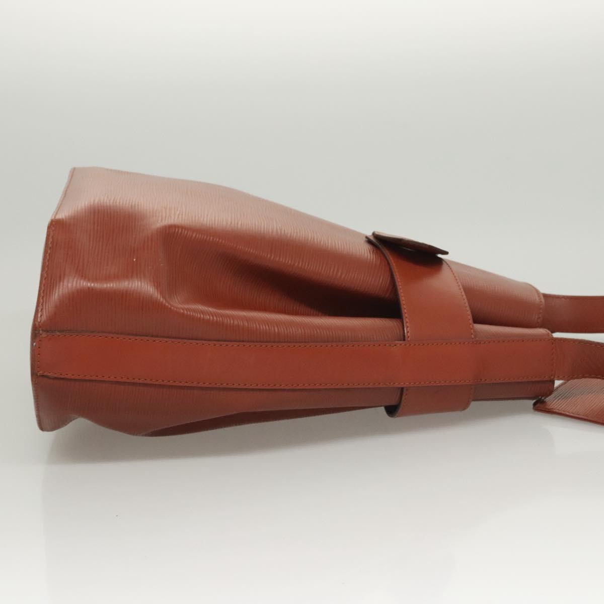 LOUIS VUITTON Epi Sac Depaule GM Shoulder Bag Brown M80193 LV Auth 123400