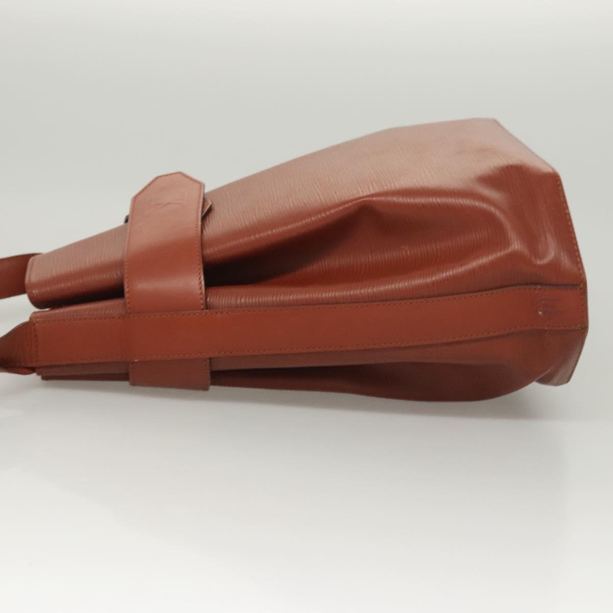 LOUIS VUITTON Epi Sac Depaule GM Shoulder Bag Brown M80193 LV Auth 123400