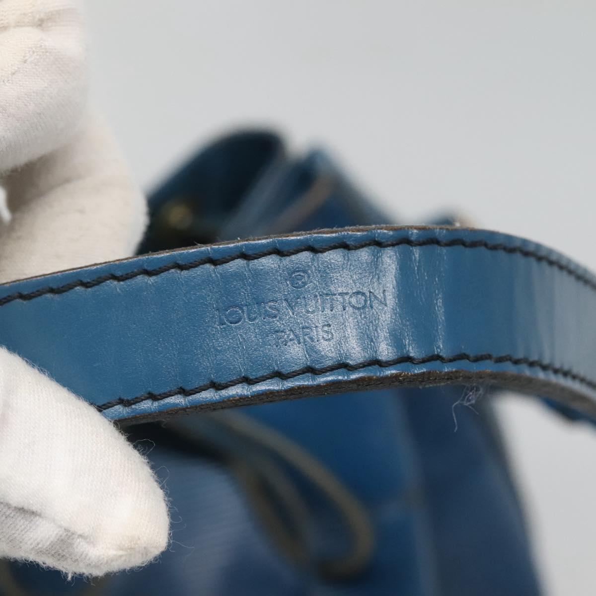 LOUIS VUITTON Epi Petit Noe Shoulder Bag Blue M44105 LV Auth 123401