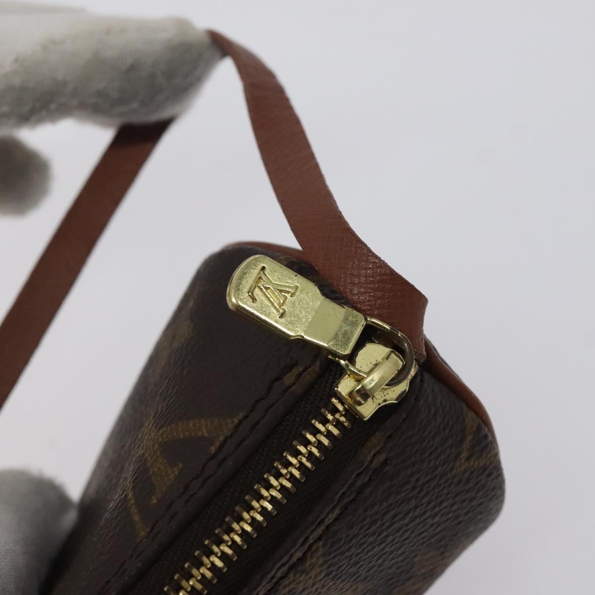 LOUIS VUITTON Monogram Papillon Pouch LV Auth 123429