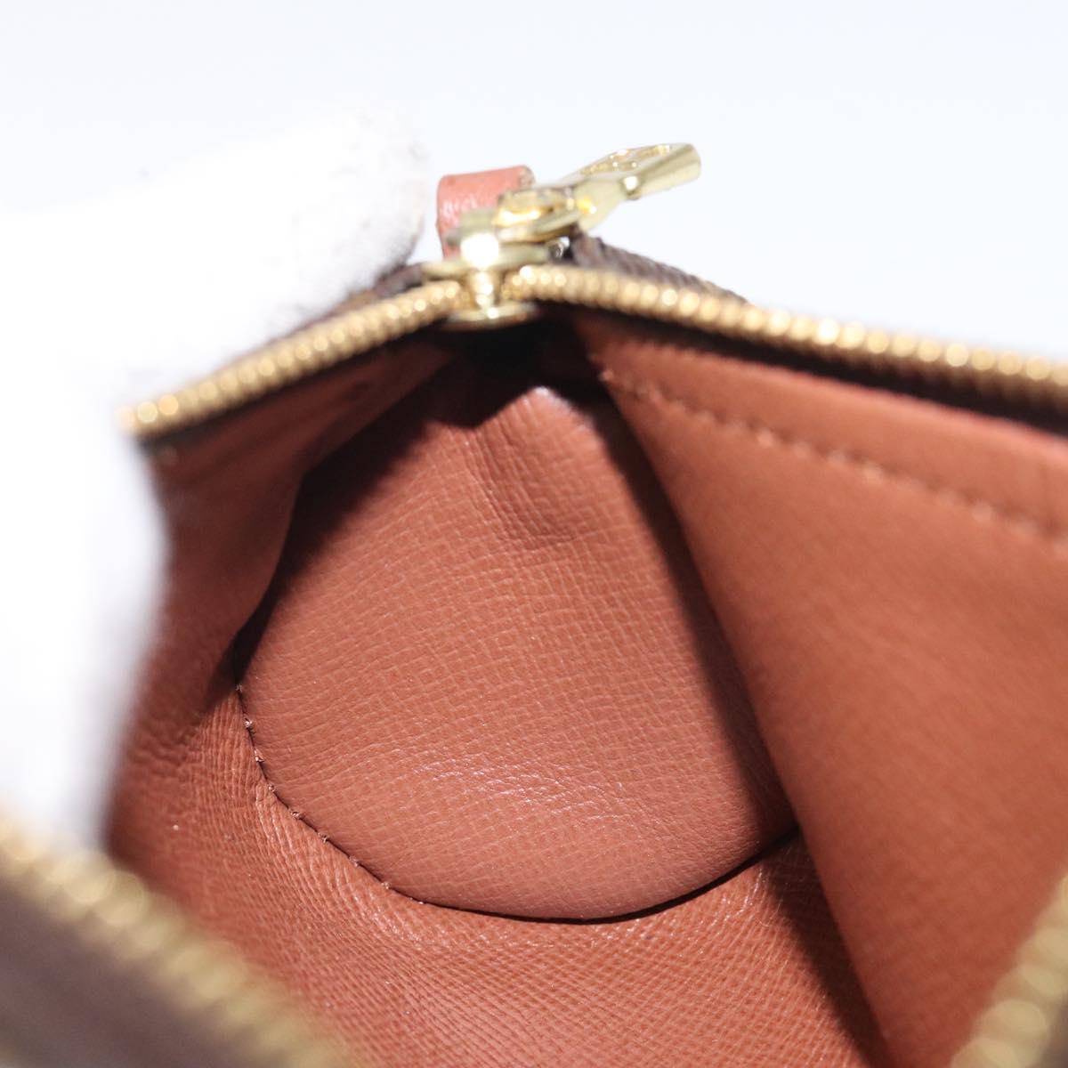 LOUIS VUITTON Monogram Papillon Pouch LV Auth 123429