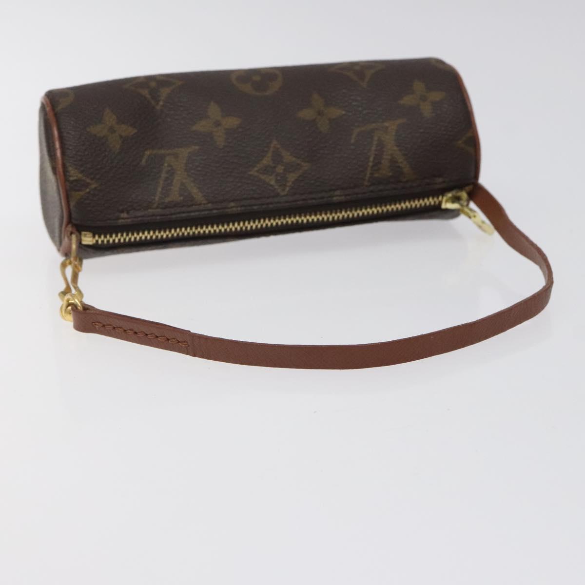 LOUIS VUITTON Monogram Papillon Pouch LV Auth 123429