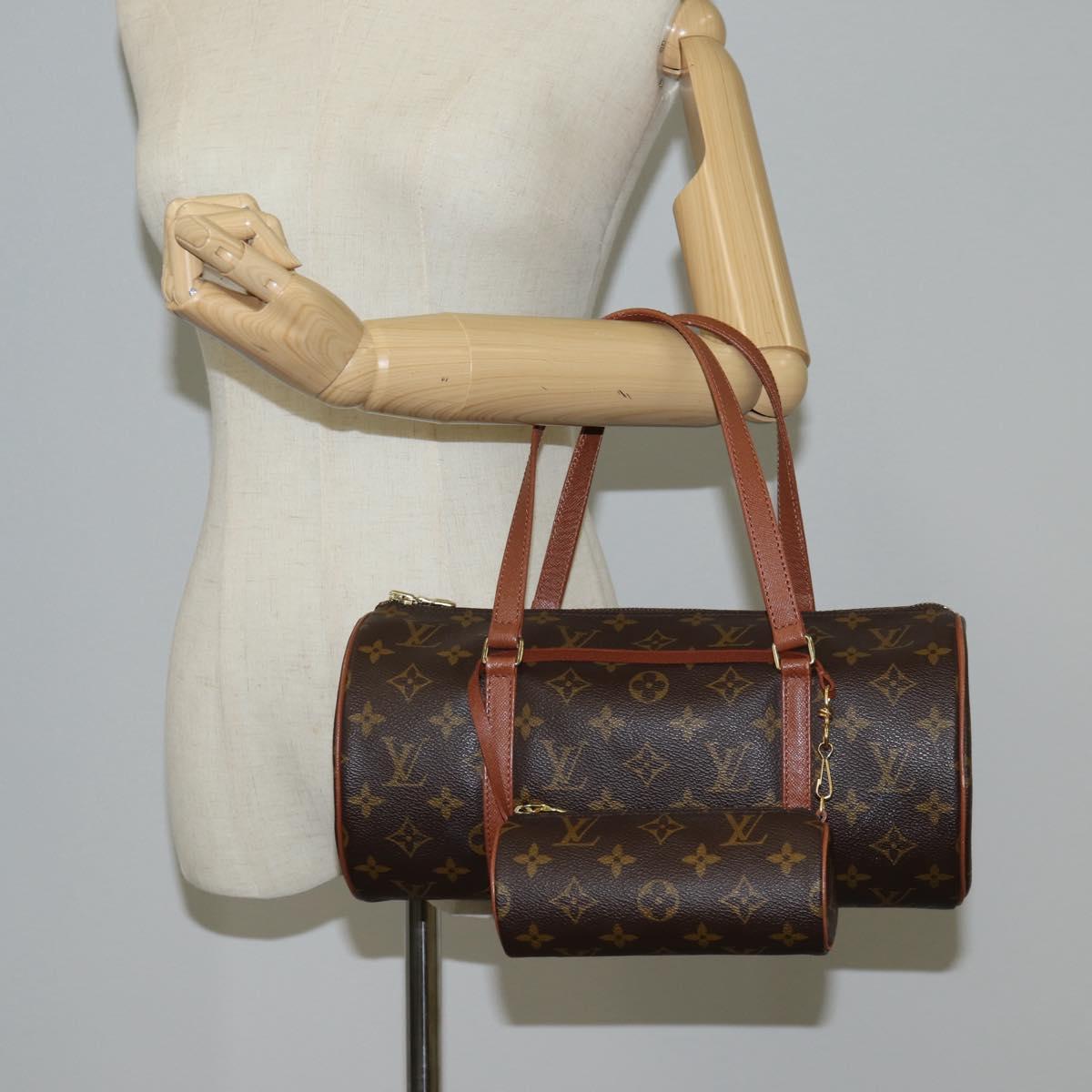 LOUIS VUITTON Monogram Papillon 30 Hand Bag M51385 LV Auth 123432V