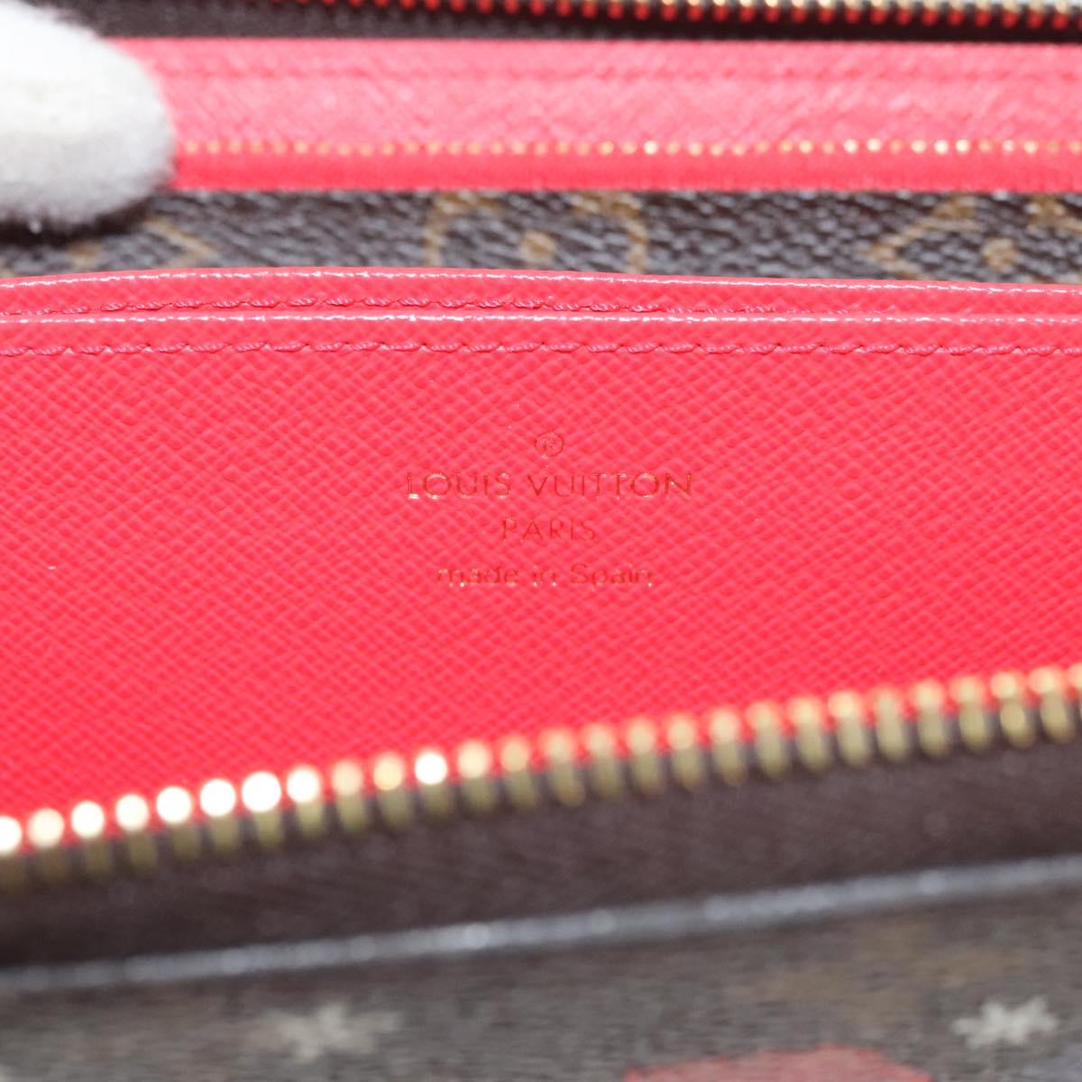 LOUIS VUITTON Monogram Vivienne Zippy Wallet Long Wallet M80861 LV Auth 123455