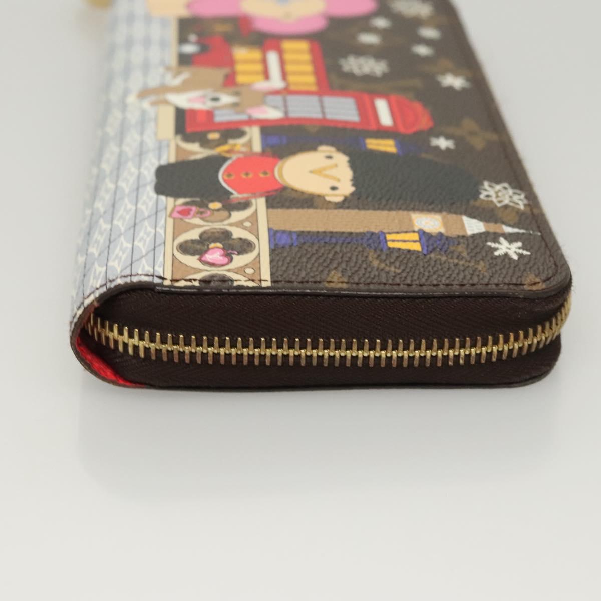LOUIS VUITTON Monogram Vivienne Zippy Wallet Long Wallet M80861 LV Auth 123455