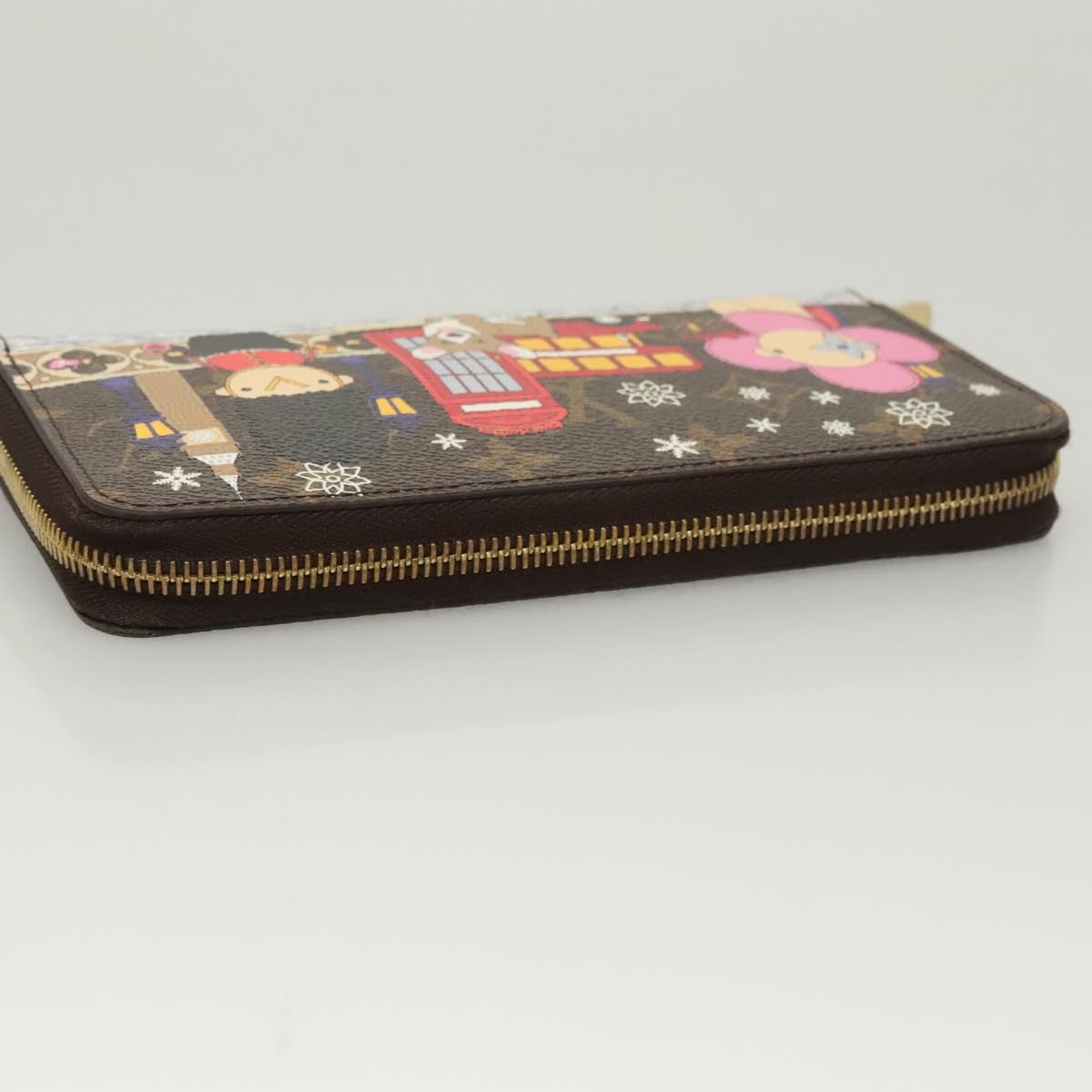 LOUIS VUITTON Monogram Vivienne Zippy Wallet Long Wallet M80861 LV Auth 123455