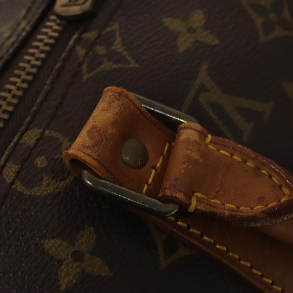 LOUIS VUITTON Monogram Keepall Bandouliere 50 Boston Bag M41416 LV Auth 123480