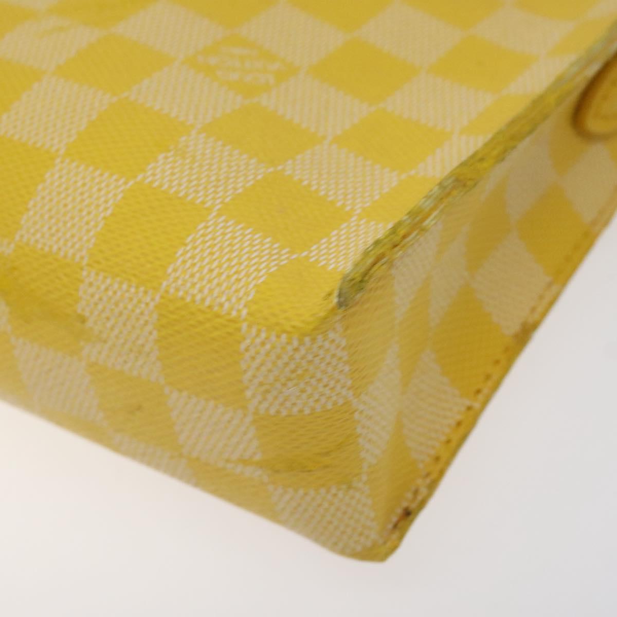 LOUIS VUITTON Damier Color Module Clutch Bag Mimosa N41311 LV Auth 123486
