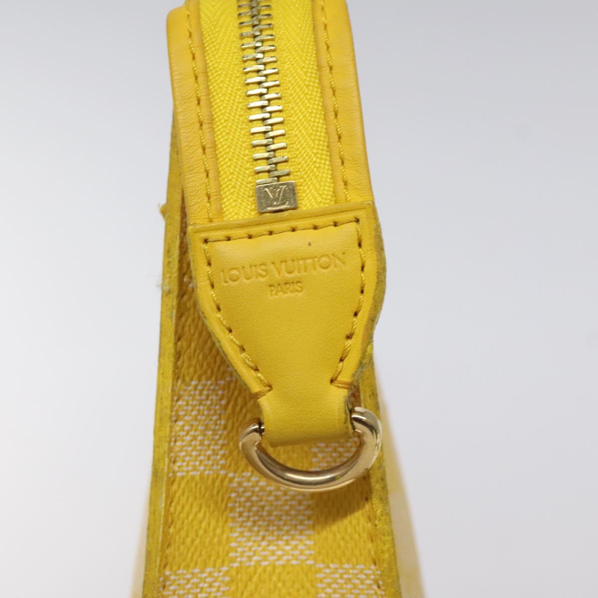 LOUIS VUITTON Damier Color Module Clutch Bag Mimosa N41311 LV Auth 123486