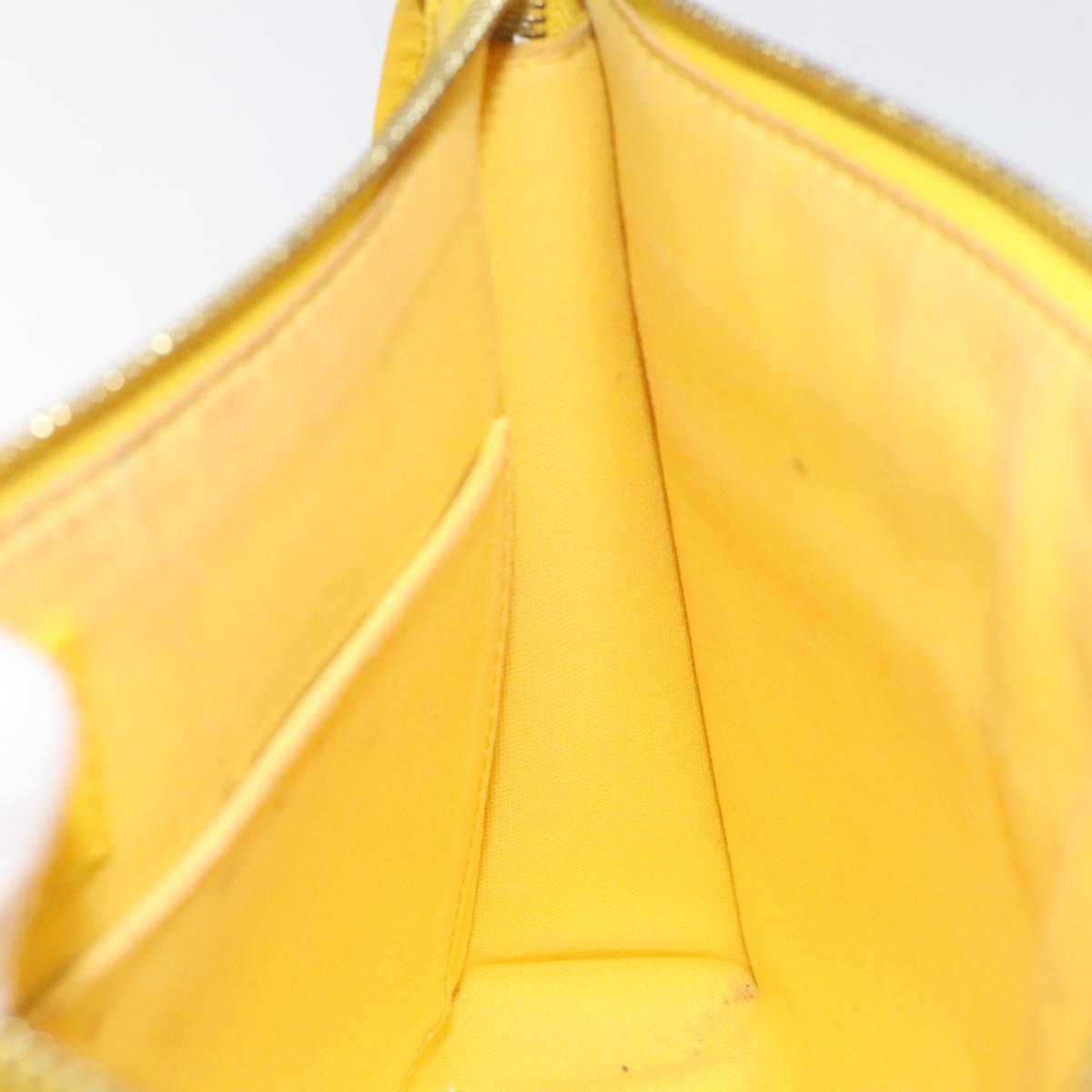 LOUIS VUITTON Damier Color Module Clutch Bag Mimosa N41311 LV Auth 123486