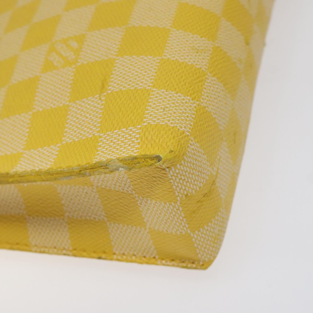 LOUIS VUITTON Damier Color Module Clutch Bag Mimosa N41311 LV Auth 123486