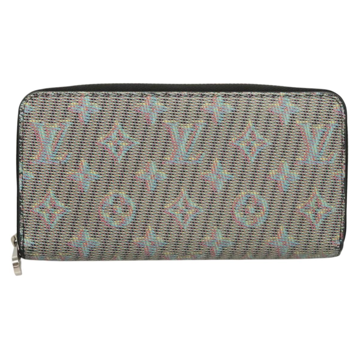LOUIS VUITTON Monogram LV Pop Zippy Wallet Wallet Blue M68662 LV Auth 123489