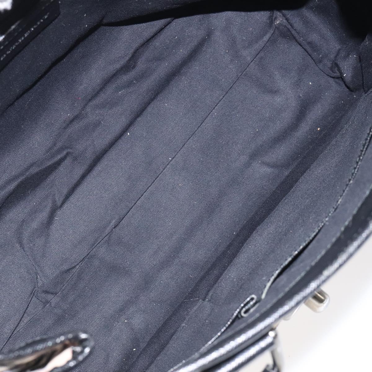 BURBERRY Nova Check Hand Bag Canvas Beige Auth 123490