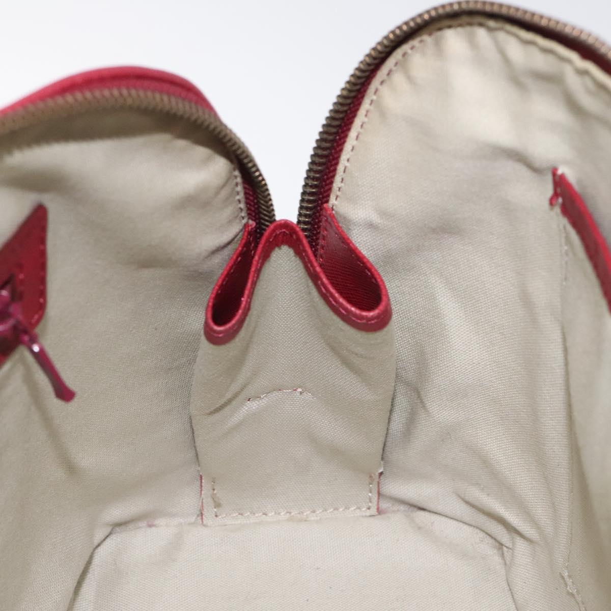 BURBERRY Nova Check Hand Bag Canvas Beige Auth 123491