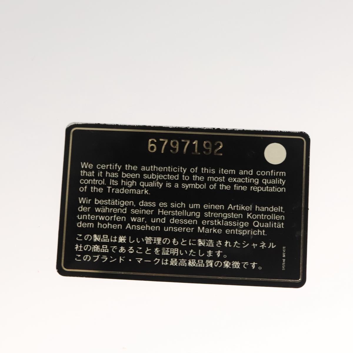 CHANEL High Summer Tote Bag Enamel Red CC Auth 123514