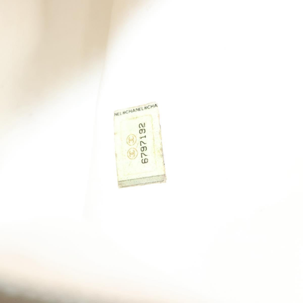 CHANEL High Summer Tote Bag Enamel Red CC Auth 123514