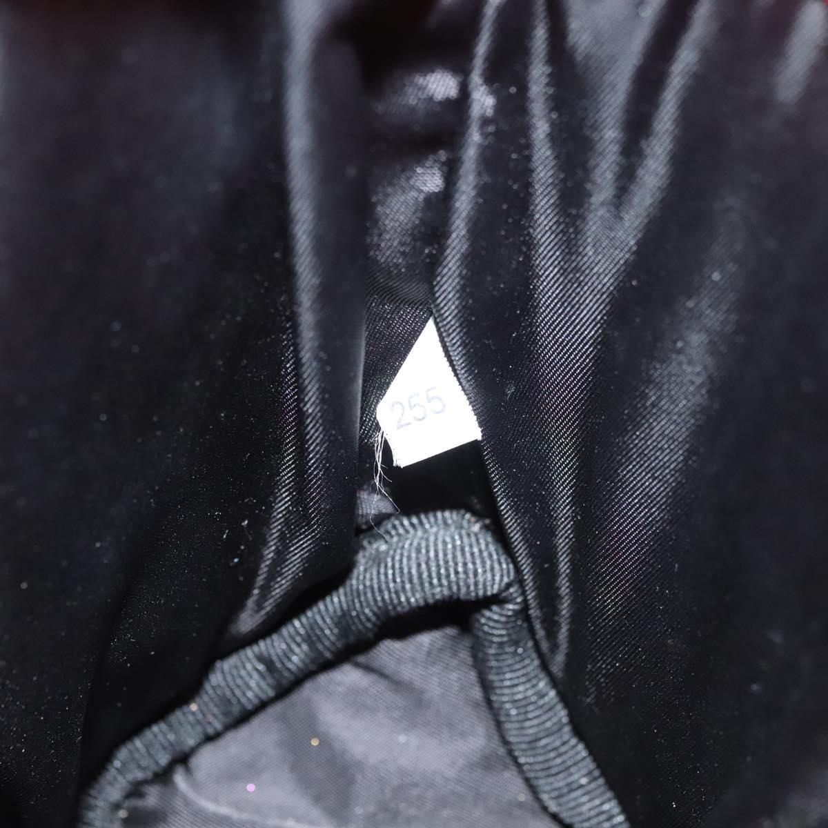 PRADA Hand Bag Nylon Red Silver Auth 123522V