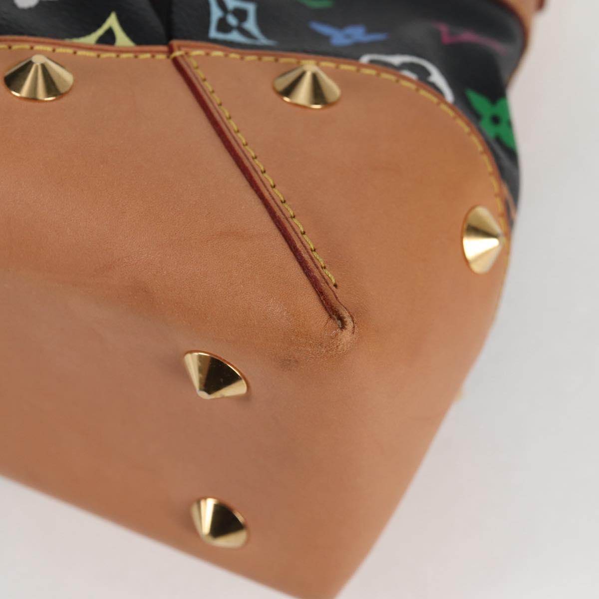 LOUIS VUITTON Monogram Multicolor Judy MM Bag 2Way Black M40256 LV Auth 123526V