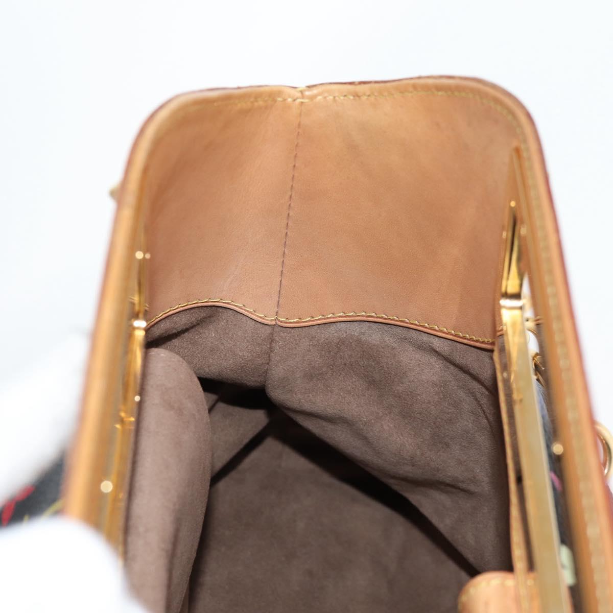 LOUIS VUITTON Monogram Multicolor Judy GM Bag 2way Black M40254 LV Auth 123527V