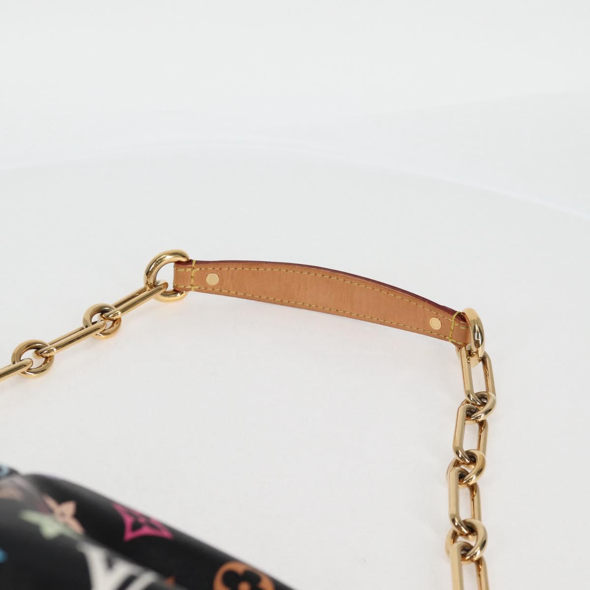 LOUIS VUITTON Monogram Multicolor Judy GM Bag 2way Black M40254 LV Auth 123527V