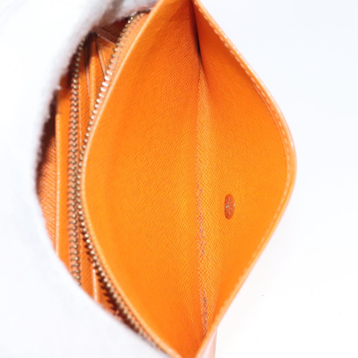 LOUIS VUITTON Epi Porte Monnaie Billets Tresor Mandarin M6350H LV Auth 123533