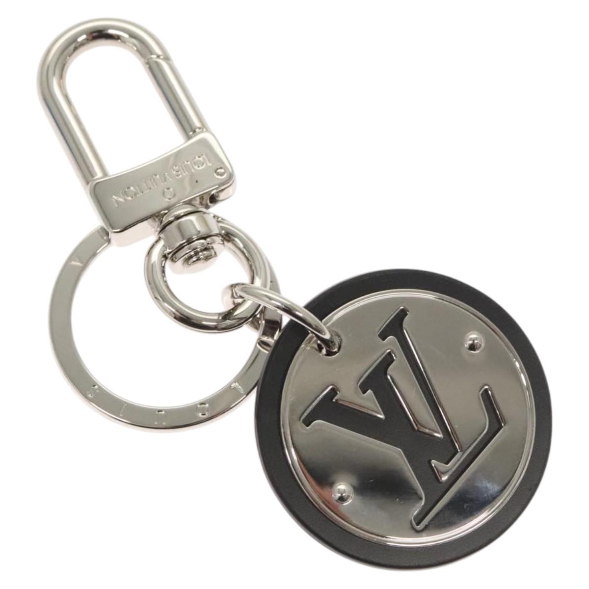 LOUIS VUITTON LV Circle Key Holder Metal Silver M67362 LV Auth 123587M