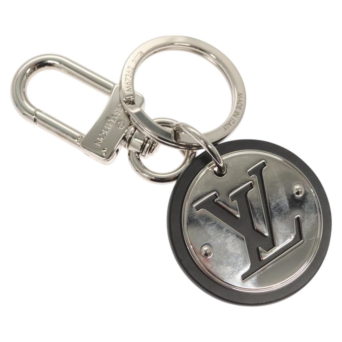 LOUIS VUITTON LV Circle Key Holder Metal Silver M67362 LV Auth 123587M