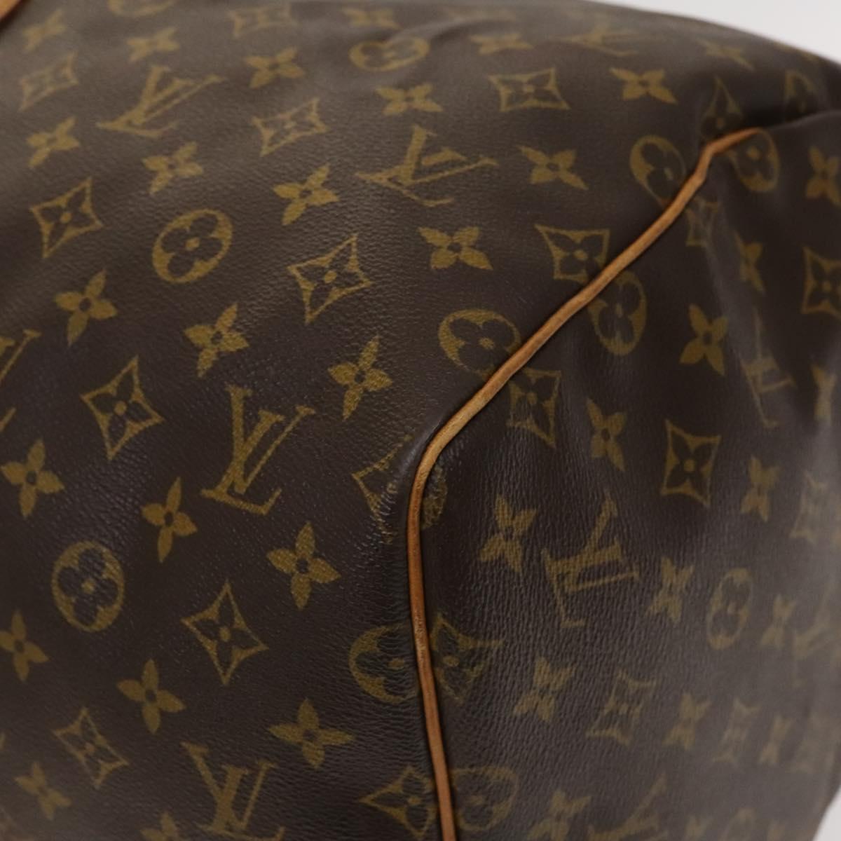 LOUIS VUITTON Monogram Keepall 55 Boston Bag M41424 LV Auth 123604