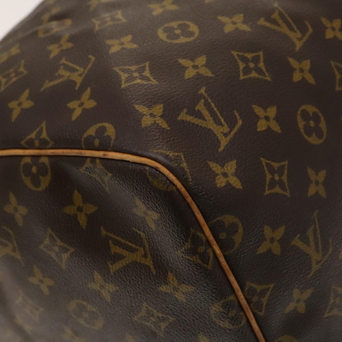 LOUIS VUITTON Monogram Keepall 55 Boston Bag M41424 LV Auth 123604
