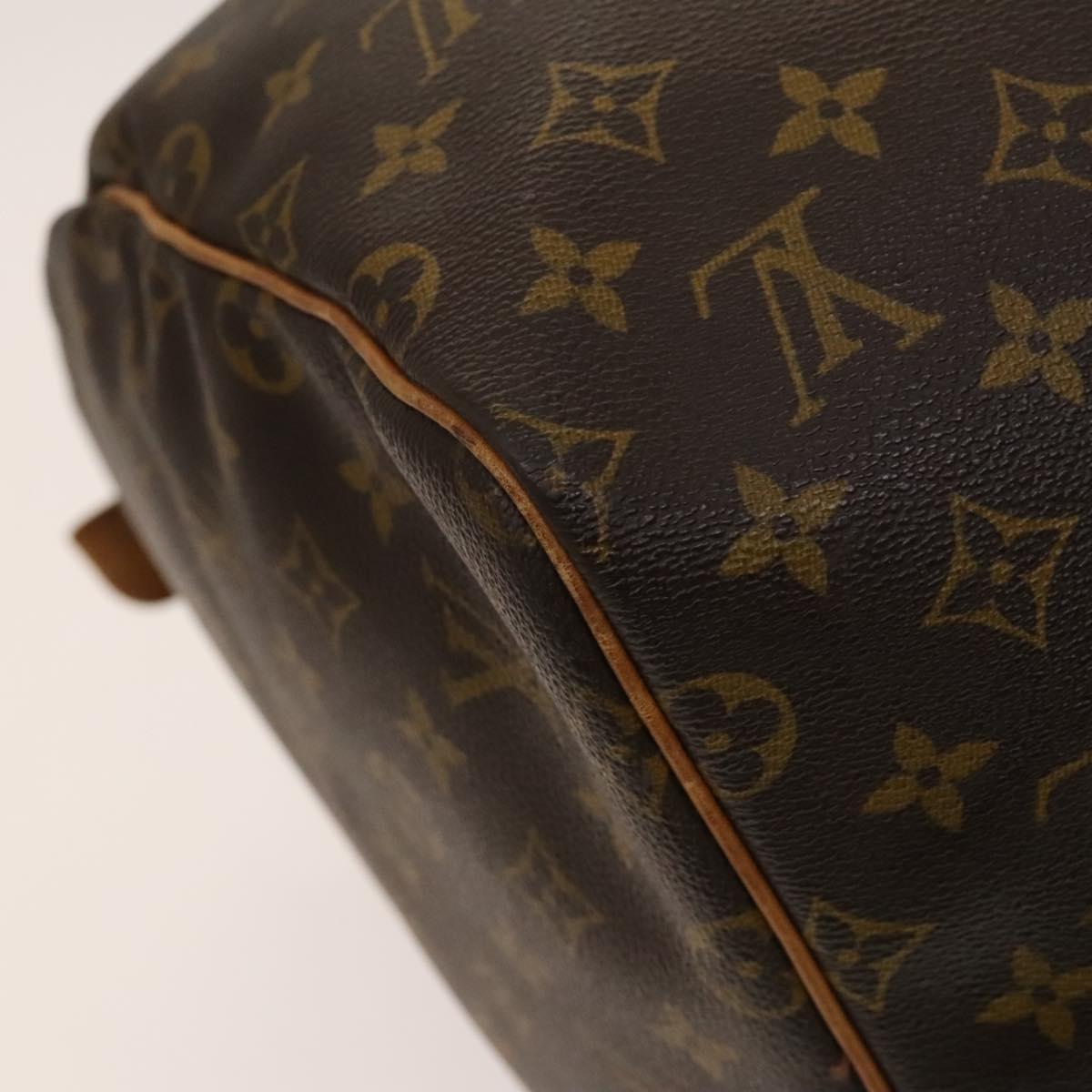 LOUIS VUITTON Monogram Keepall 55 Boston Bag M41424 LV Auth 123604