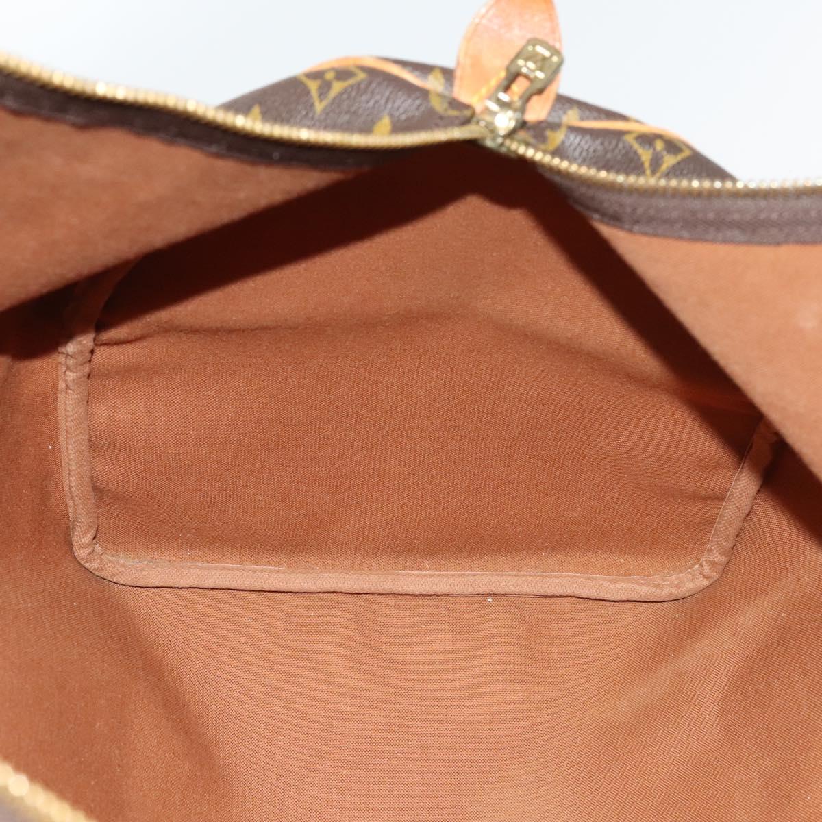 LOUIS VUITTON Monogram Keepall 55 Boston Bag M41424 LV Auth 123604