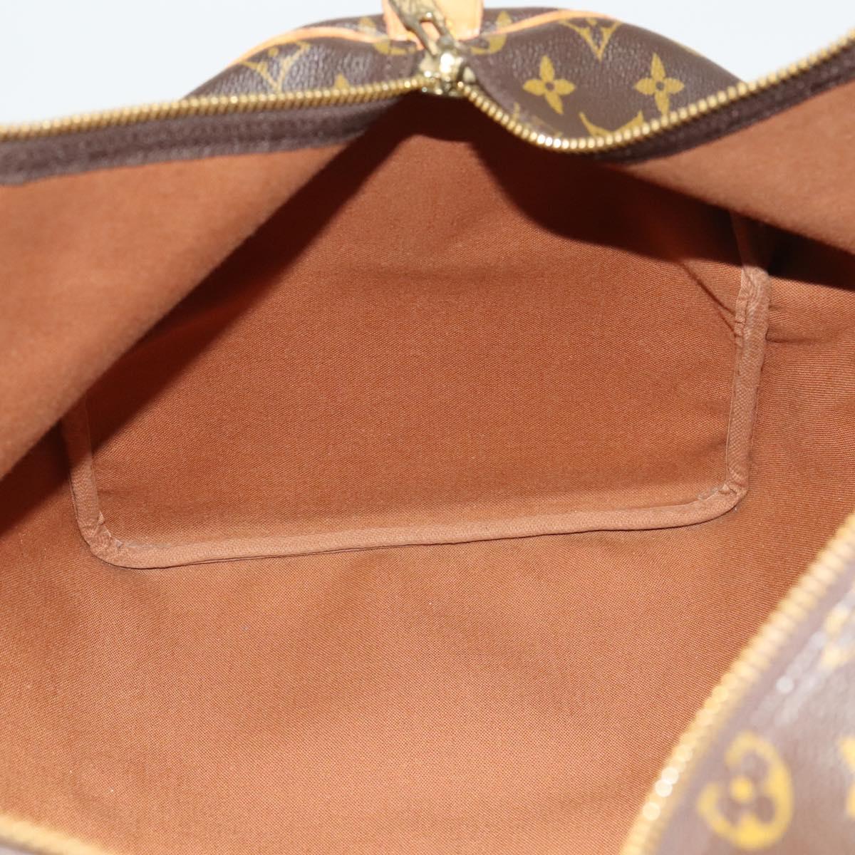 LOUIS VUITTON Monogram Keepall 55 Boston Bag M41424 LV Auth 123604