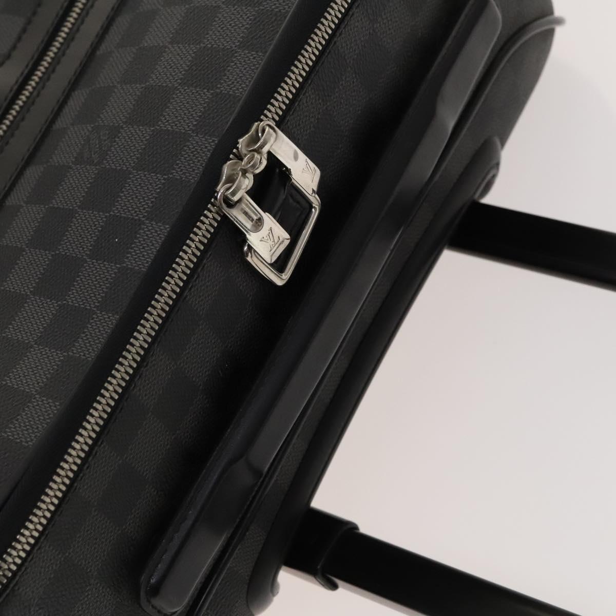 LOUIS VUITTON Damier Graphite Pegas 55 suitcase N23300 LV Auth 123620