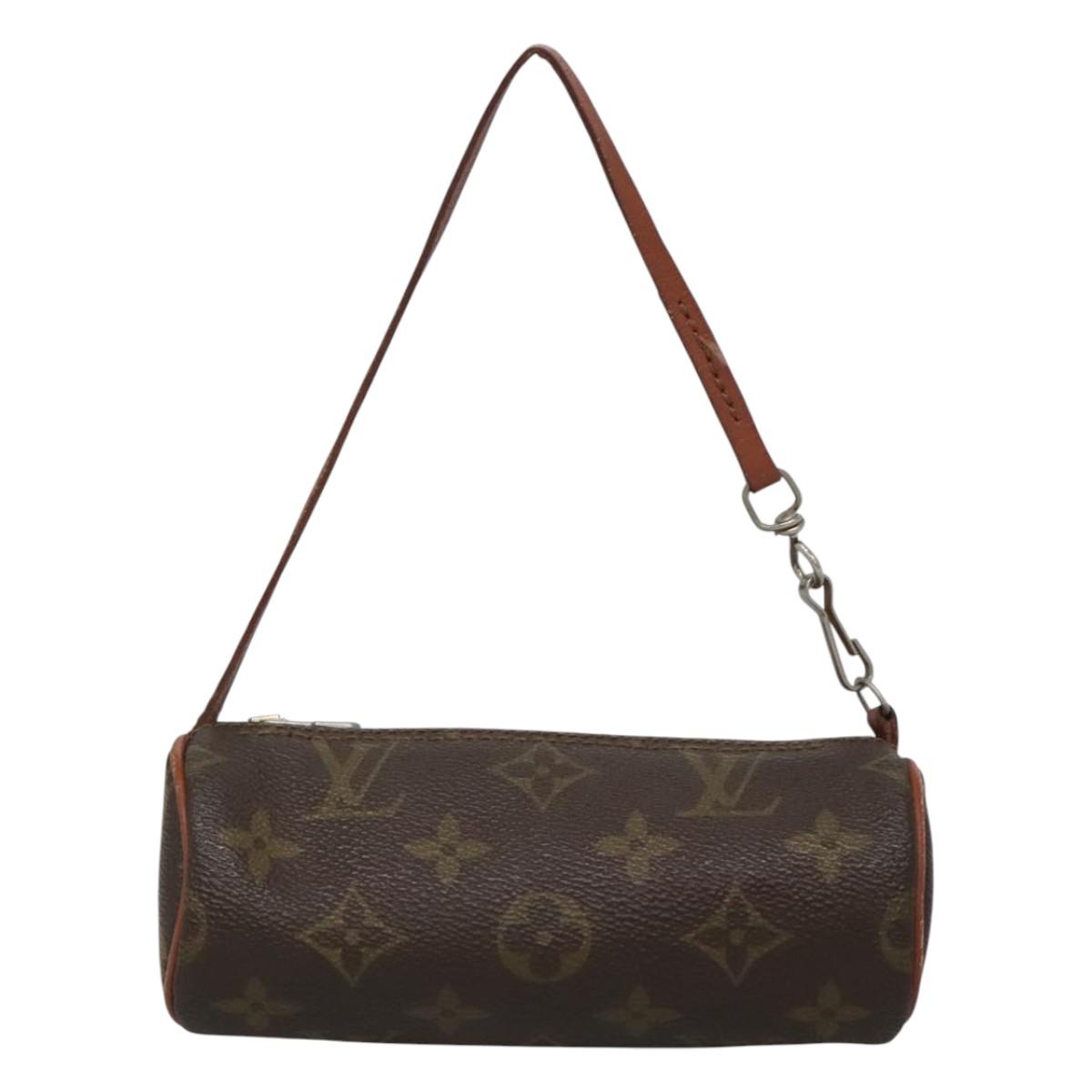 LOUIS VUITTON Monogram Papillon Pouch LV Auth 123641