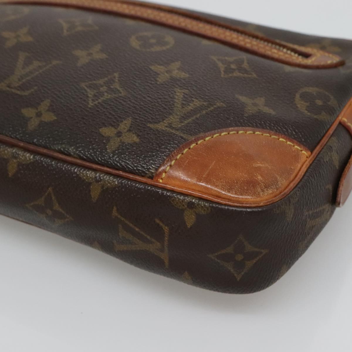 LOUIS VUITTON Monogram Marly Dragonne GM Clutch Bag M51825 LV Auth 123659
