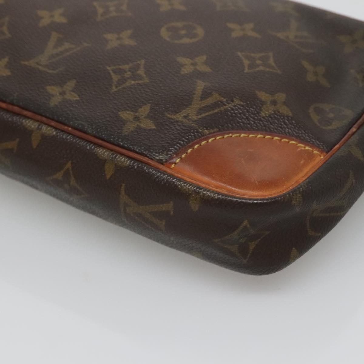 LOUIS VUITTON Monogram Marly Dragonne GM Clutch Bag M51825 LV Auth 123659