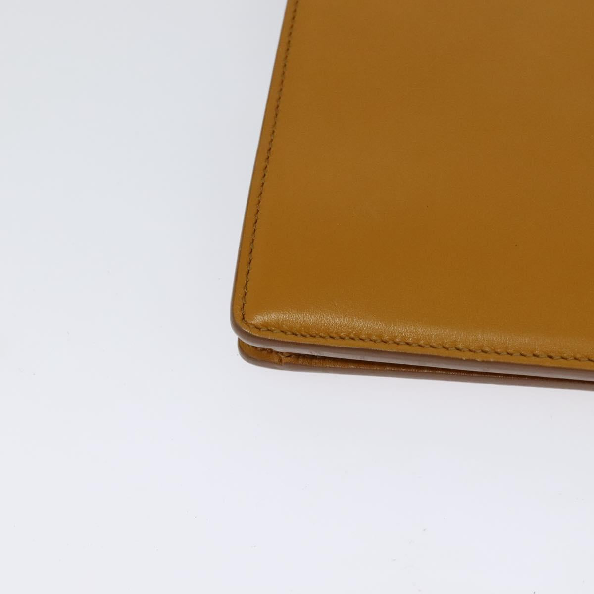 Salvatore Ferragamo Gancini Shoulder Bag Leather 2way Brown Gold Auth 123668