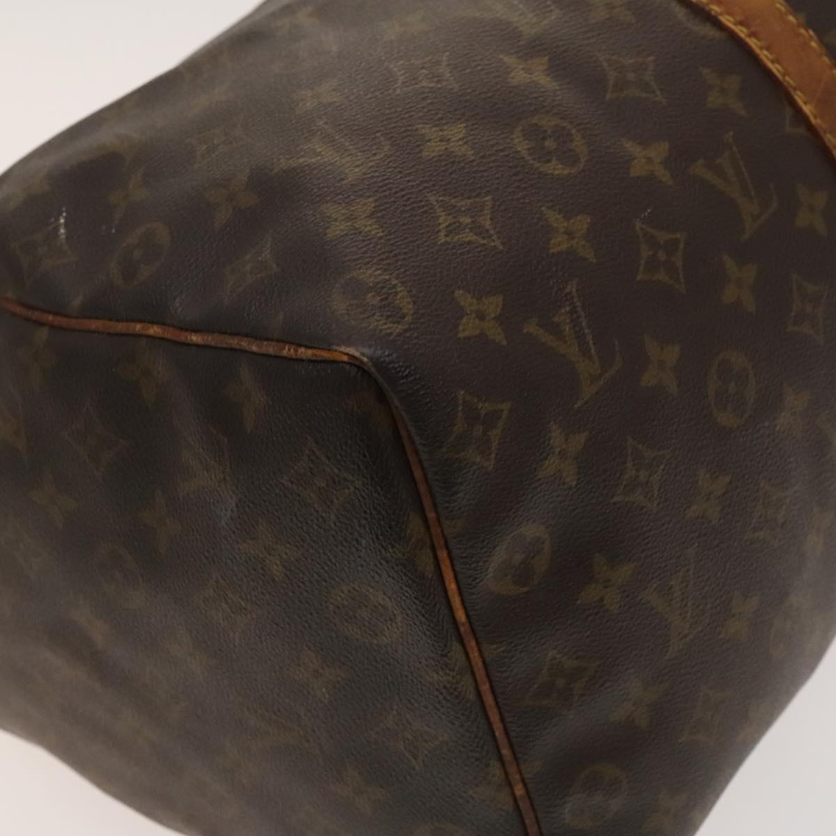 LOUIS VUITTON Monogram Keepall 50 Boston Bag M41426 LV Auth 123697