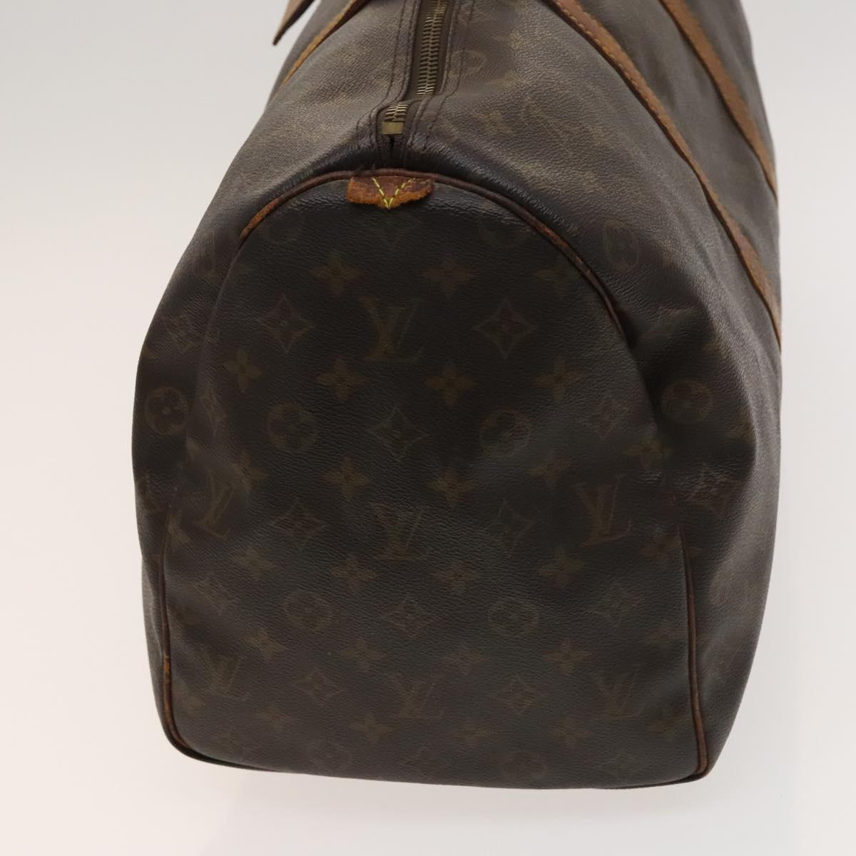 LOUIS VUITTON Monogram Keepall 50 Boston Bag M41426 LV Auth 123697