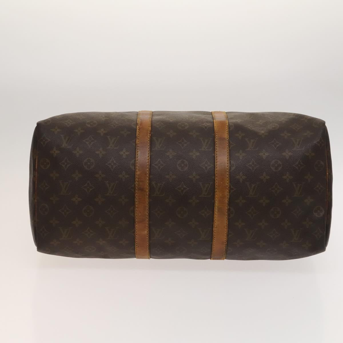 LOUIS VUITTON Monogram Keepall 50 Boston Bag M41426 LV Auth 123697
