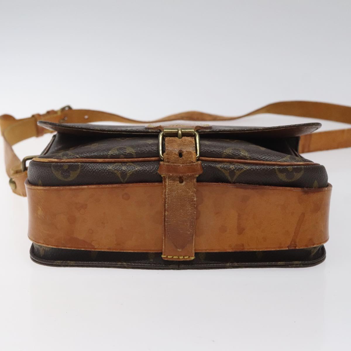 LOUIS VUITTON Monogram Cartouchiere MM Shoulder Bag M51253 LV Auth 123706