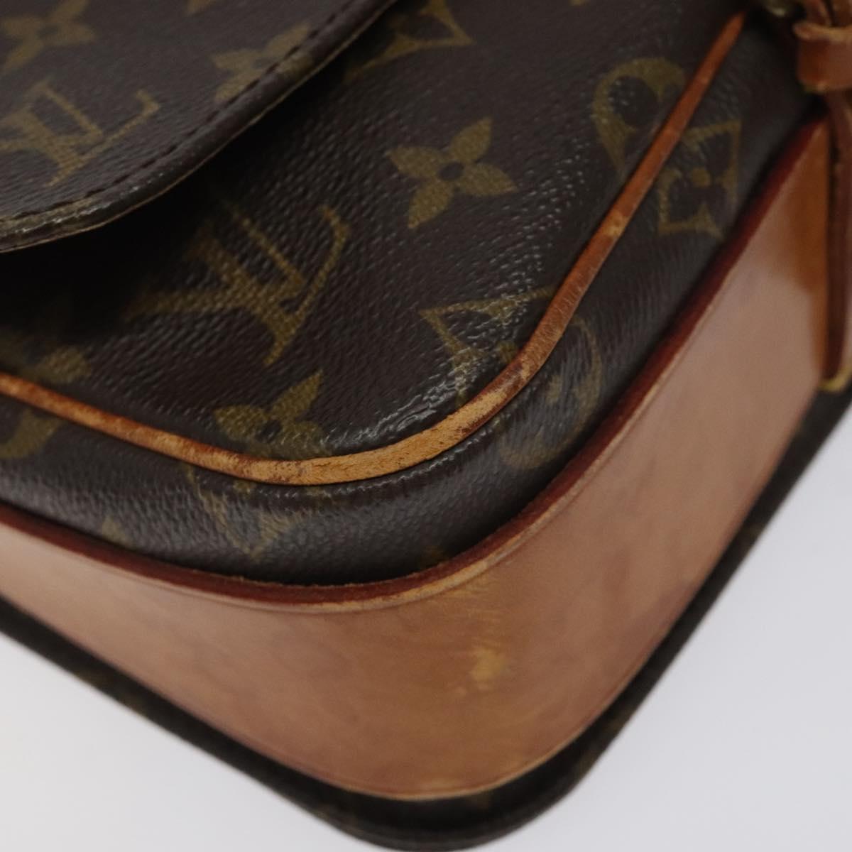 LOUIS VUITTON Monogram Cartouchiere MM Shoulder Bag M51253 LV Auth 123706