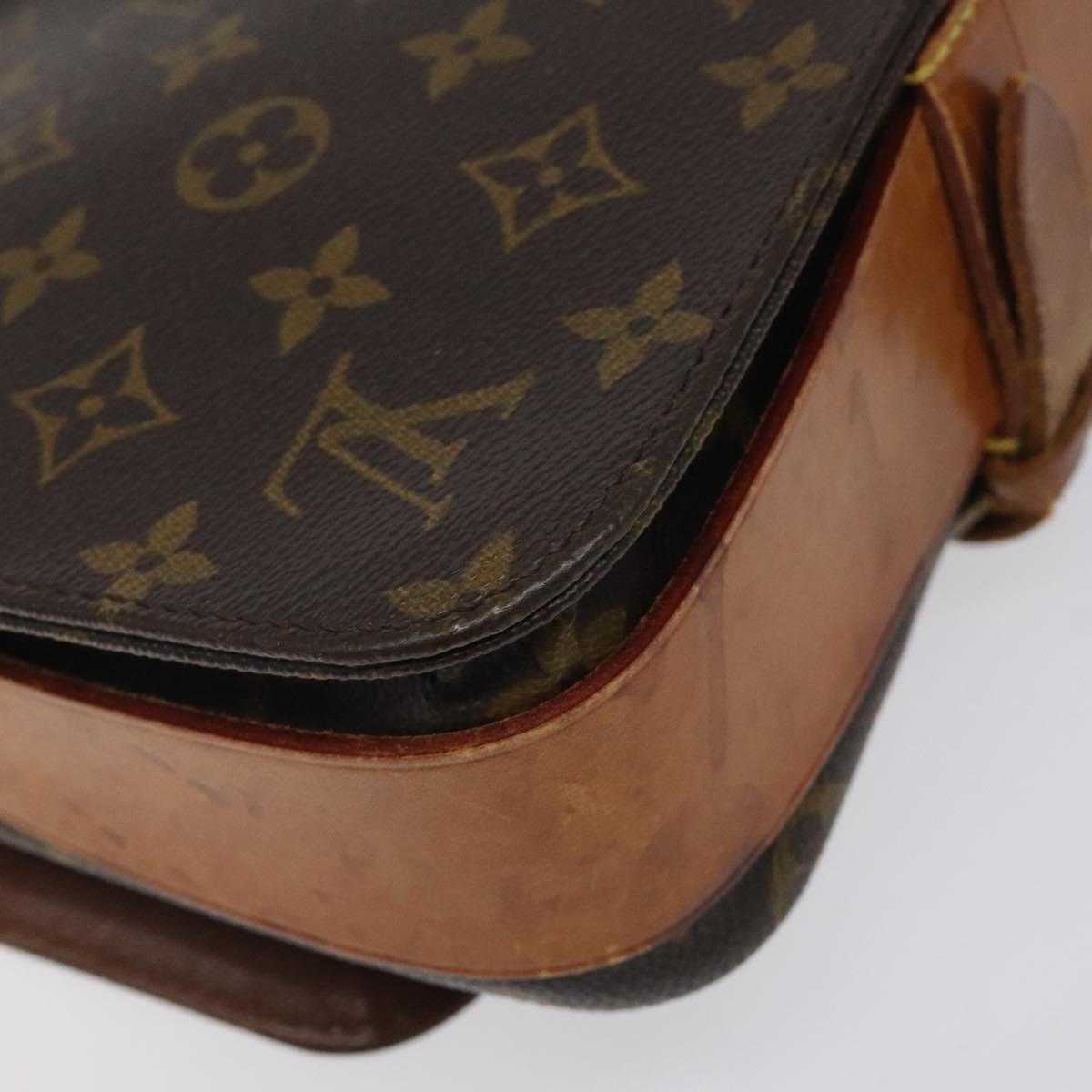 LOUIS VUITTON Monogram Cartouchiere MM Shoulder Bag M51253 LV Auth 123706