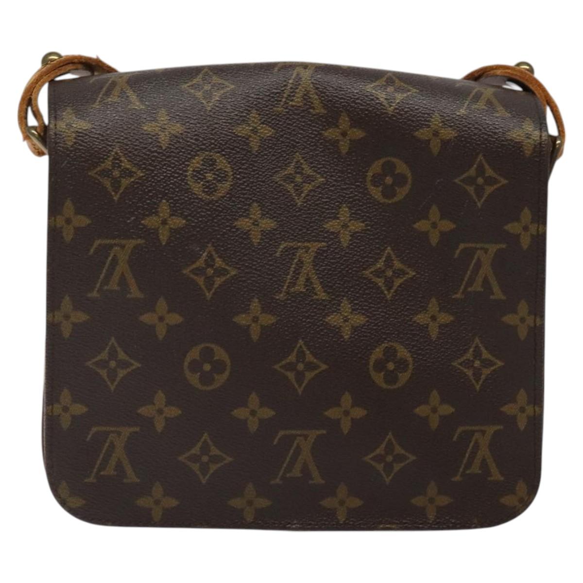 LOUIS VUITTON Monogram Cartouchiere MM Shoulder Bag M51253 LV Auth 123706