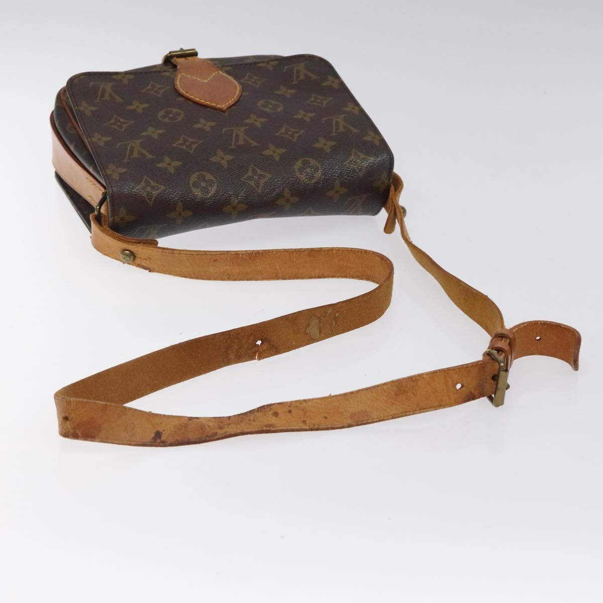 LOUIS VUITTON Monogram Cartouchiere MM Shoulder Bag M51253 LV Auth 123706