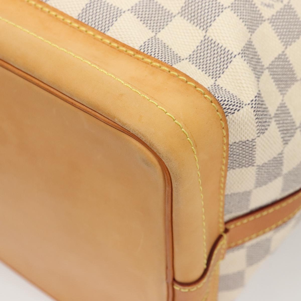 LOUIS VUITTON Damier Azur Noe Shoulder Bag N42222 LV Auth 123746