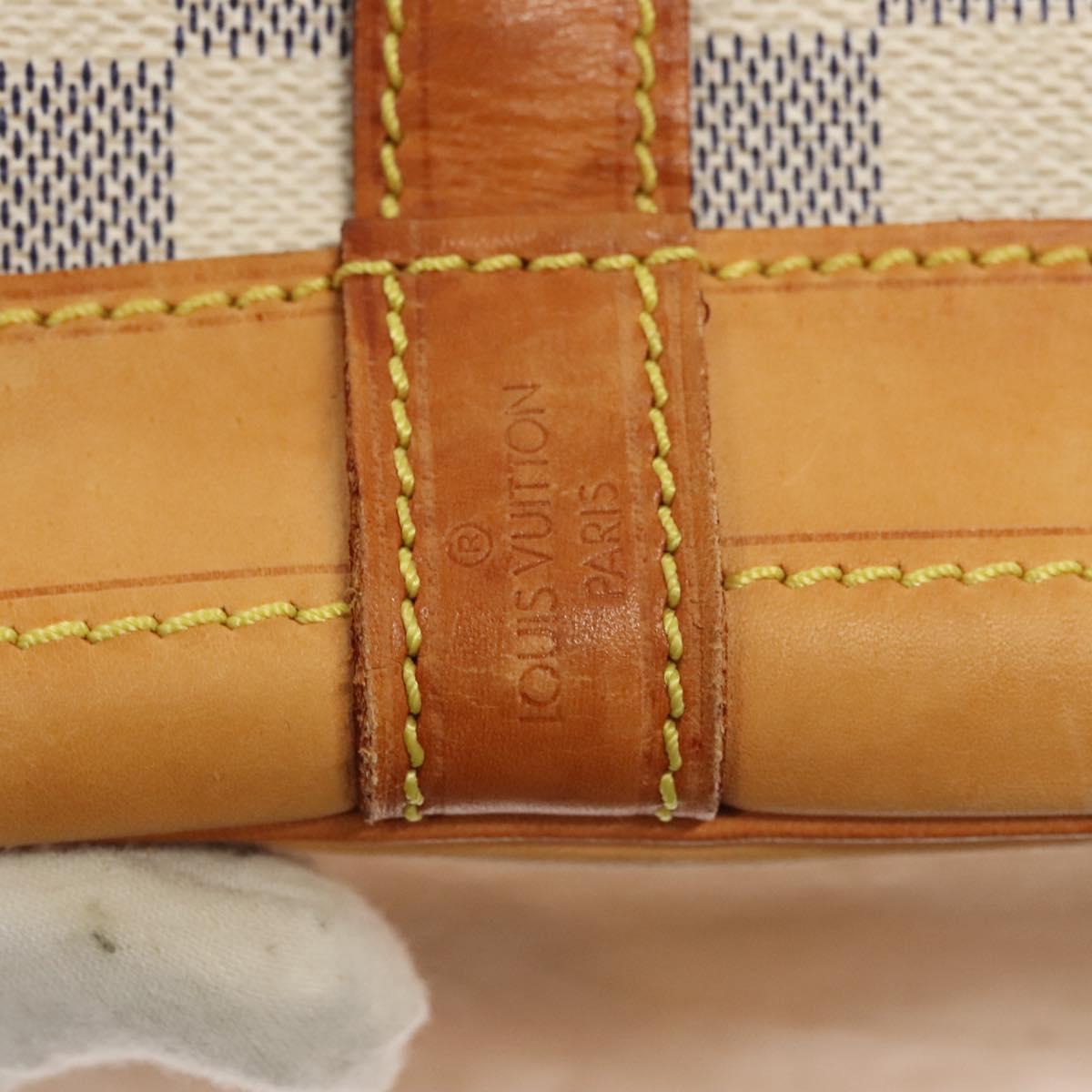 LOUIS VUITTON Damier Azur Noe Shoulder Bag N42222 LV Auth 123746