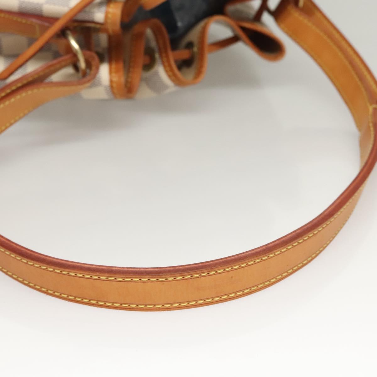 LOUIS VUITTON Damier Azur Noe Shoulder Bag N42222 LV Auth 123746