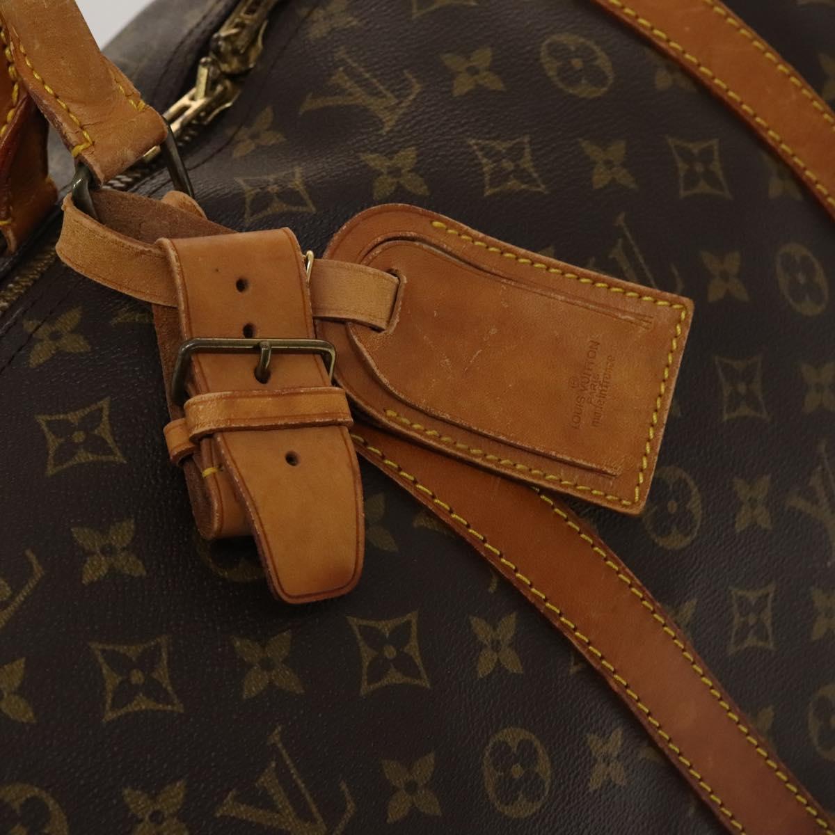 LOUIS VUITTON Monogram Keepall 60 Boston Bag M41422 LV Auth 123752