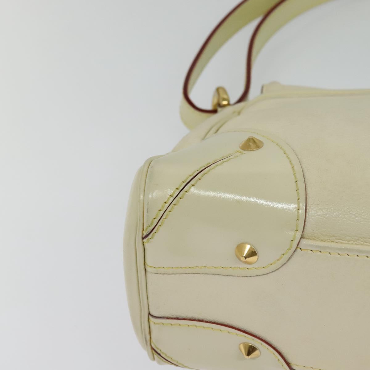 LOUIS VUITTON Suhari Resensual Shoulder Bag White M95845 LV Auth 123753